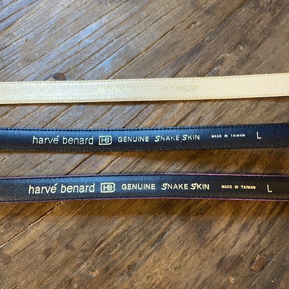 3 Genuine Snakeskin Belts - Picture 8 of 10